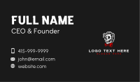 Bowtie Hair Skull Business Card Image Preview