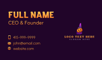 New Hampshire Pumpkin Festival Business Card Design