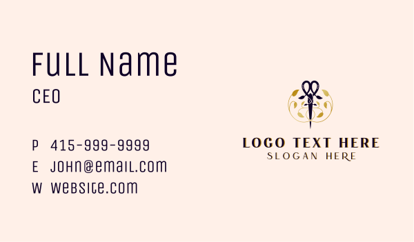 Lawn Care Scissors Business Card Design Image Preview