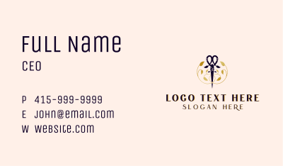 Lawn Care Scissors Business Card Image Preview