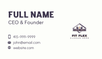 Dumbbell Fitness Training Business Card Image Preview