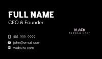 Fun Handwritten Wordmark Business Card Image Preview