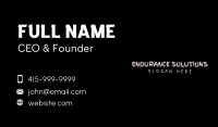 Fun Handwritten Wordmark Business Card Image Preview