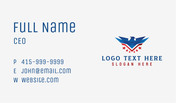 Eagle Star Wings Business Card Design Image Preview
