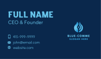 Water Droplet Aqua Business Card Image Preview