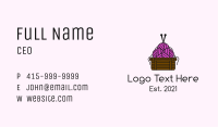 Yarn Ball Basket  Business Card Image Preview