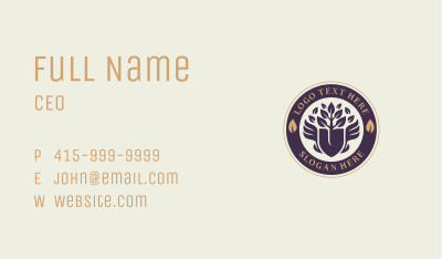 Shovel Garden Landscaping Business Card Image Preview