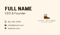 Classic Winter Boots Business Card Preview
