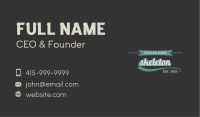 Sports Banner Wordmark Business Card Image Preview