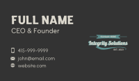 Sports Banner Wordmark Business Card Image Preview