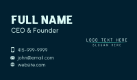 Futuristic Digital Tech Business Card Image Preview