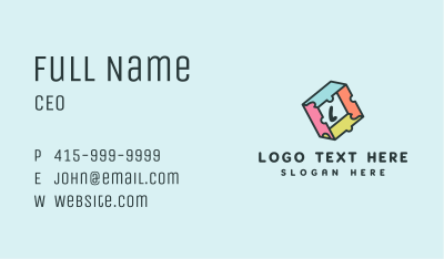 Puzzle Box Playground Business Card
