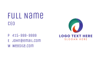 Abstract Globe Company Business Card Image Preview