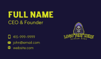 Hoodie Skull Gamer Business Card Image Preview