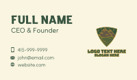 Triangle Meadow Badge Business Card Design
