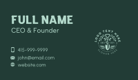 Floral Gardening Shovel Business Card Preview