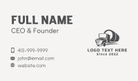 Industrial Concrete Mixer Business Card Image Preview