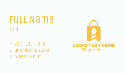 Lighthouse Shopping Bag  Business Card Image Preview