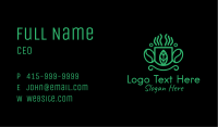 Green Organic Coffee Farm Business Card Image Preview