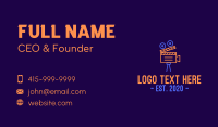 Neon Film Directing Business Card Image Preview