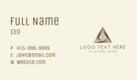 Pyramid Eye Landmark Business Card Image Preview