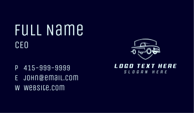 Car Pickup Transportation Business Card Image Preview