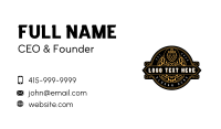 Brewery Hops Ornamental Business Card Image Preview