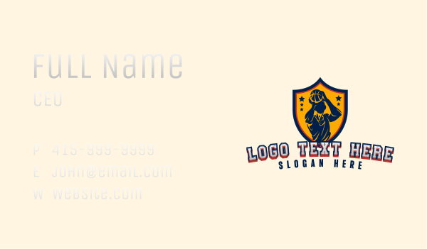 Basketball Player League Business Card Design Image Preview