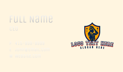 Basketball Player League Business Card Image Preview