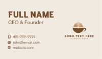 Modern Coffee Vinyl Business Card Image Preview