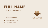 Modern Coffee Vinyl Business Card Image Preview