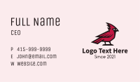 Wild Cardinal Bird Business Card Image Preview