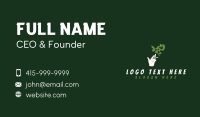 Cigarette Smoking Cannabis Business Card Design