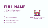 Inflatable Castle Fortress Business Card Image Preview
