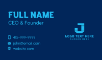 Corporate Startup Letter J Business Card Image Preview