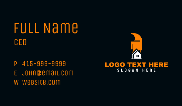 Hammer Home Builder Business Card Design Image Preview