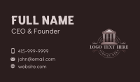 Pillar Column Courthouse Business Card Preview
