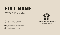 House Paint Brush Mallet Business Card Image Preview