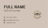 Cabin House Roofing Business Card Image Preview