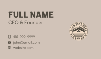 Cabin House Roofing Business Card Preview