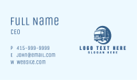 Blue Truck Transportation Business Card Image Preview