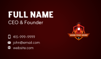 Fire Extinguisher Shield Business Card Design