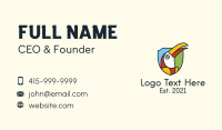  Toucan Bird Shield Business Card Preview