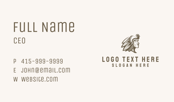 Native Tribe Warrior  Business Card Design Image Preview
