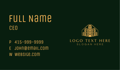 Premium Realty Building Business Card Image Preview