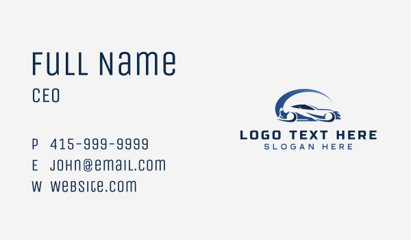 Car Rental Garage Business Card Design Image Preview