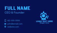 Blue Mountain Tech Cup Business Card Image Preview