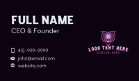 Fierce Gaming Lion Business Card Design