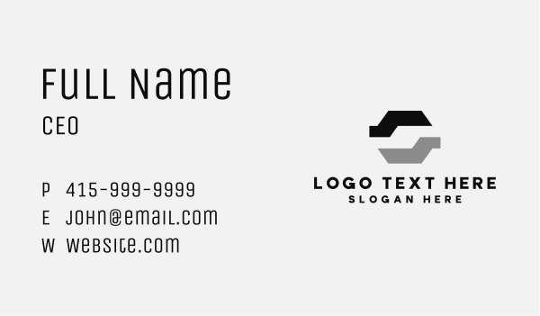 Abstract Generic Company Business Card Design Image Preview