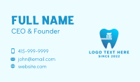 Hygiene Toothpaste Tooth Business Card Design